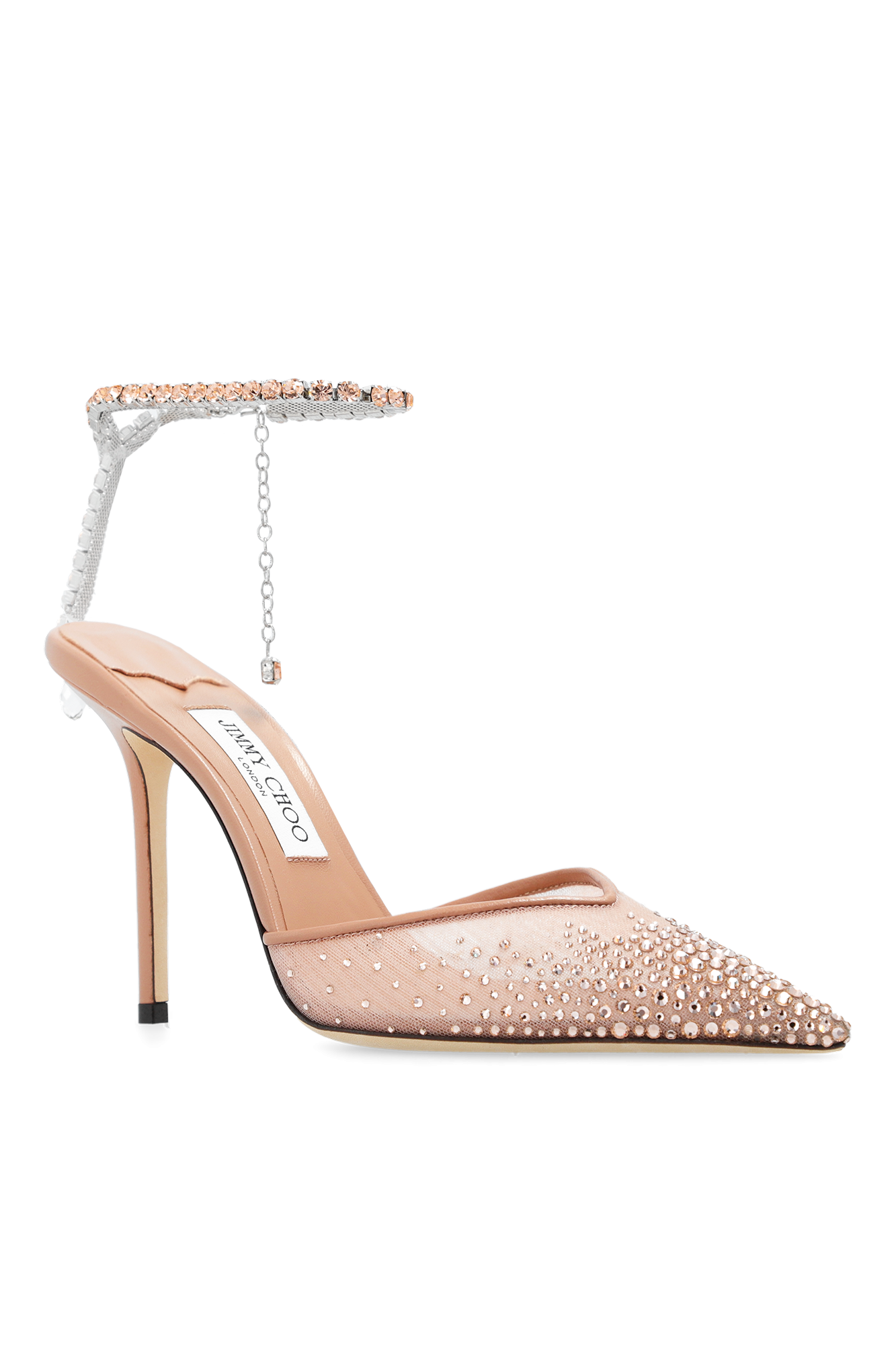 Jimmy choo rose gold heels hot sale